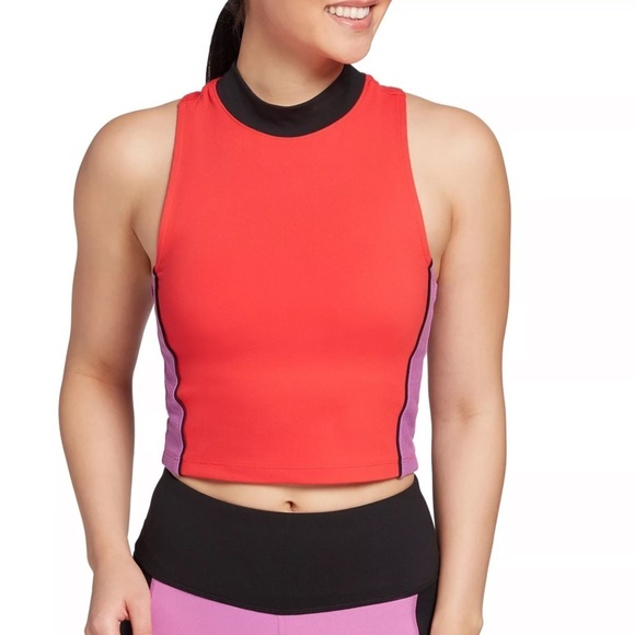 DSG Tank & Leggings Bundle Momentum High Rise 7/8 Performance Mock Neck Crop - Picture 16 of 16